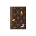 LOUIS VUITTON SS26 Monogram Forest Coated Canvas Passport Holder in Brown - M27023