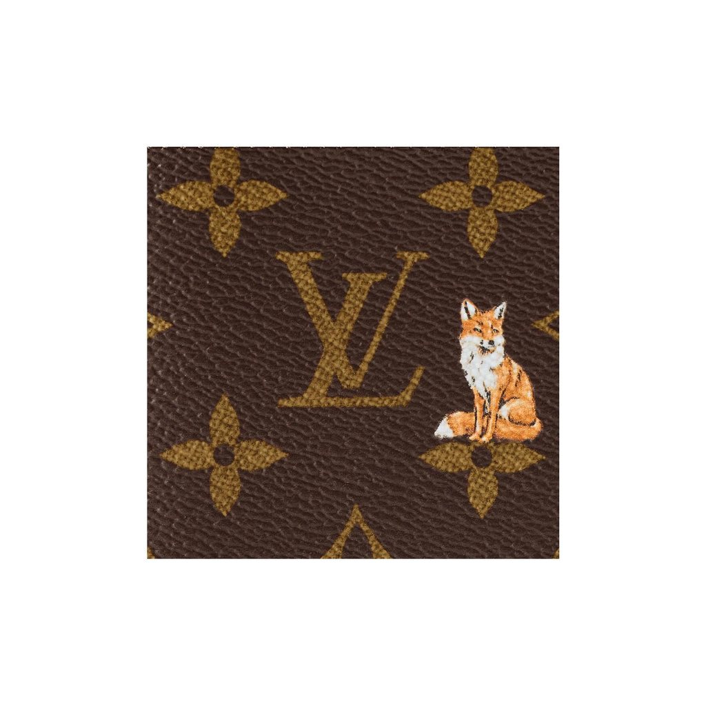 LOUIS VUITTON SS26 Monogram Forest Coated Canvas Passport Holder in Brown - M27023