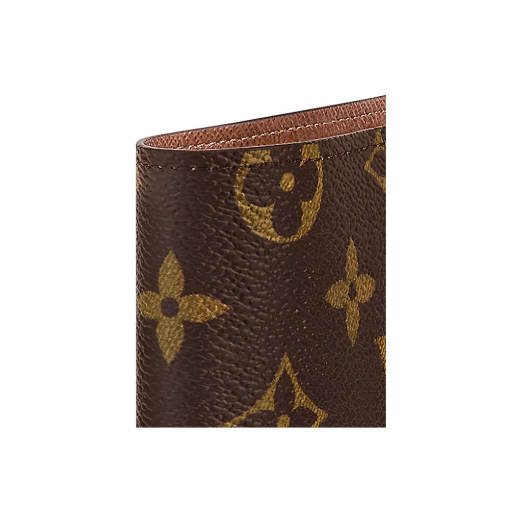 LOUIS VUITTON Multiple Monogram Canvas and Cowhide Leather Wallet in Brown - M60895