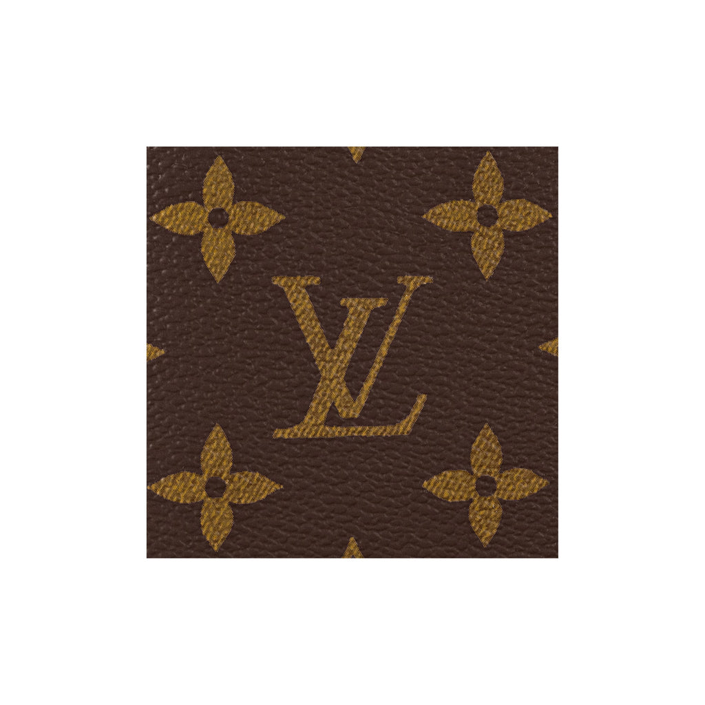 LOUIS VUITTON Multiple Monogram Canvas and Cowhide Leather Wallet in Brown - M60895