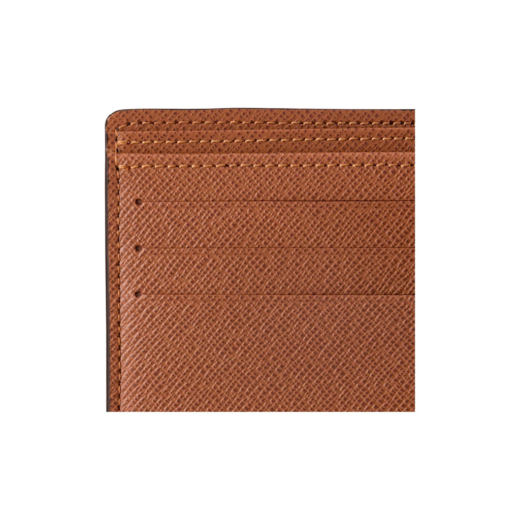 LOUIS VUITTON Multiple Monogram Canvas and Cowhide Leather Wallet in Brown - M60895