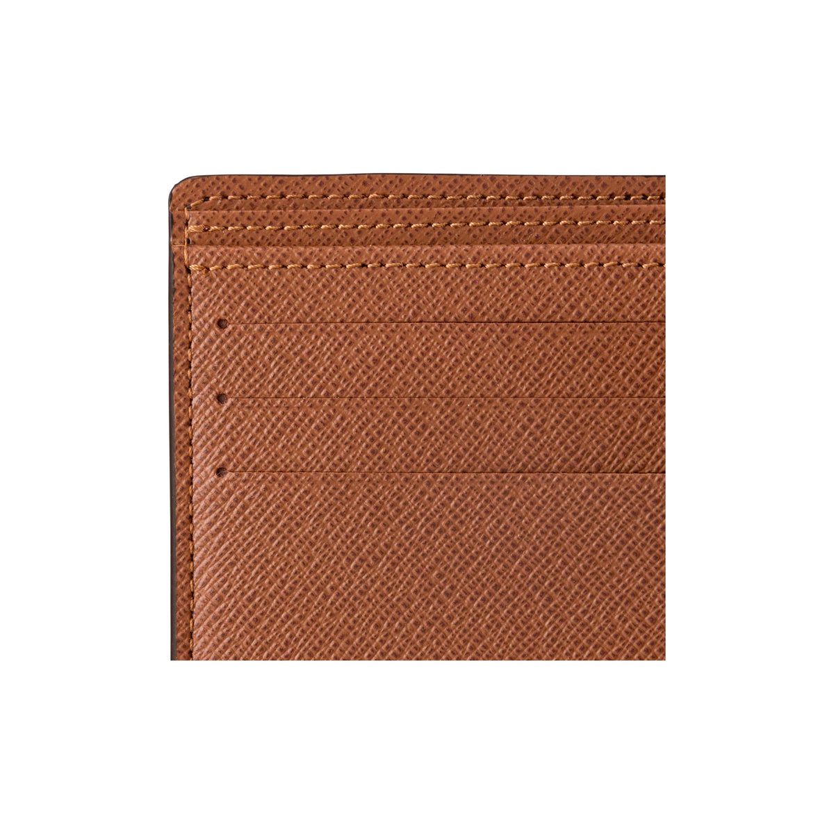 LOUIS VUITTON Multiple Monogram Canvas and Cowhide Leather Wallet in Brown - M60895