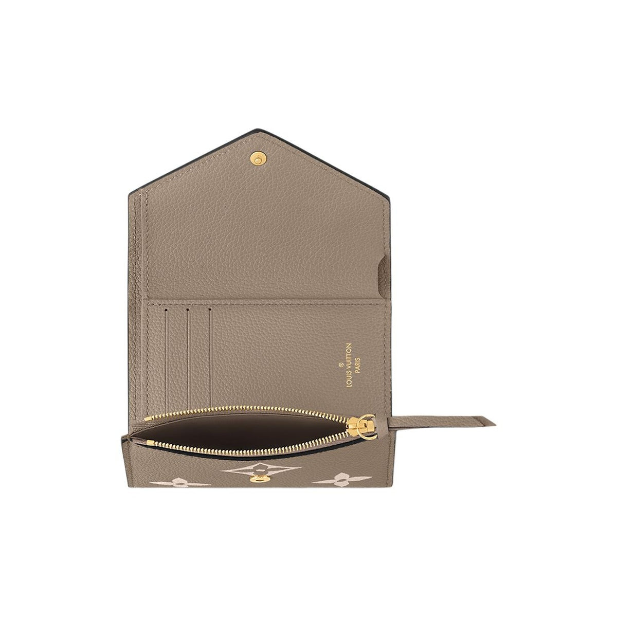 LOUIS VUITTON Victorine Monogram Empreinte Leather Wallet M81861