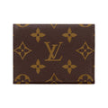 LOUIS VUITTON Monogram Coated Canvas Envelope Business Card Holder in Brown - M63801