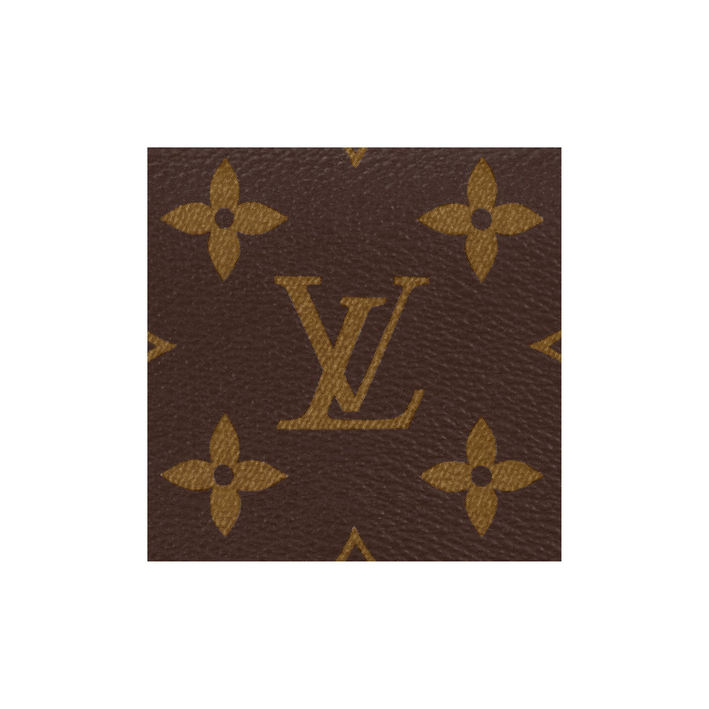 LOUIS VUITTON Monogram Coated Canvas Envelope Business Card Holder in Brown - M63801
