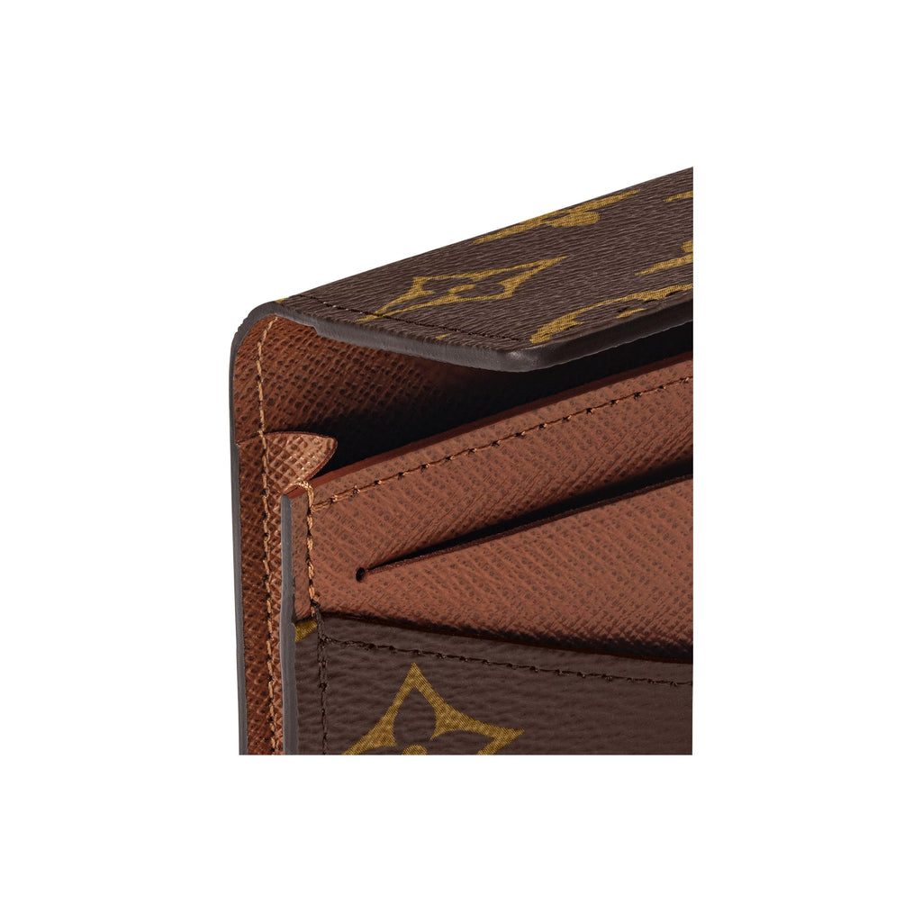 LOUIS VUITTON Monogram Coated Canvas Envelope Business Card Holder in Brown - M63801