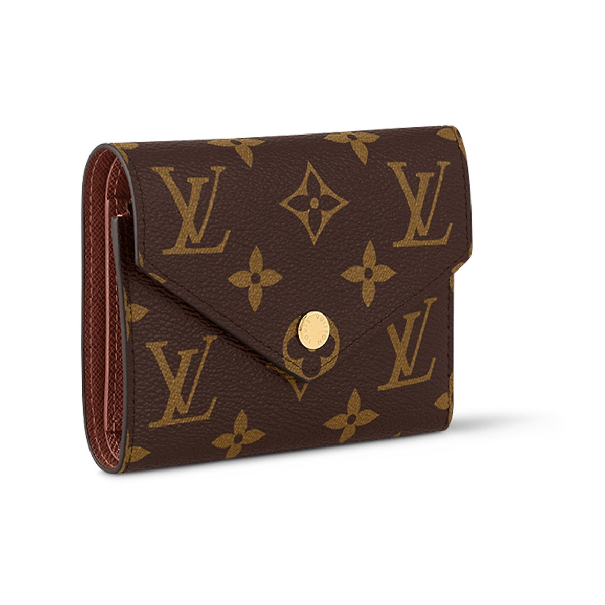 LOUIS VUITTON Victorine Monogram Coated Canvas Wallet in Brown - M62472