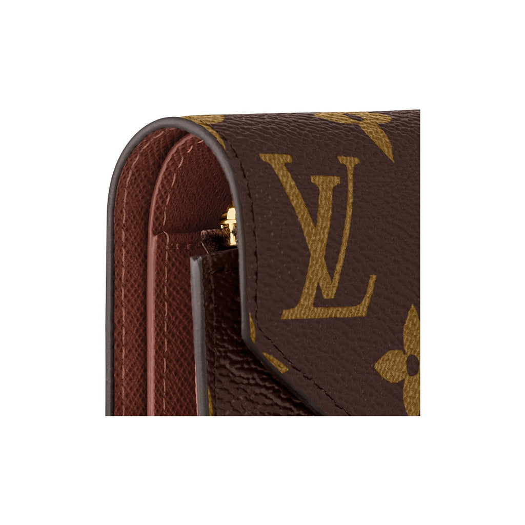 LOUIS VUITTON Victorine Monogram Coated Canvas Wallet in Brown - M62472
