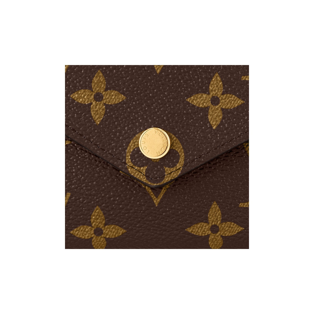 LOUIS VUITTON Victorine Monogram Coated Canvas Wallet in Brown - M62472