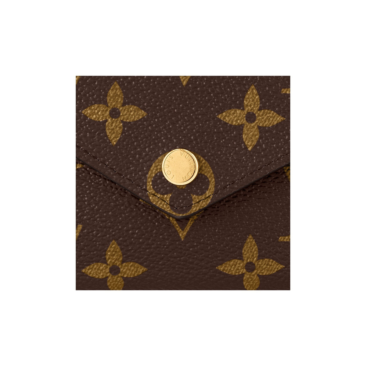 LOUIS VUITTON Victorine Monogram Coated Canvas Wallet in Brown - M62472