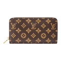 LOUIS VUITTON Zippy Monogram Coated Canvas Wallet in Brown - M27683