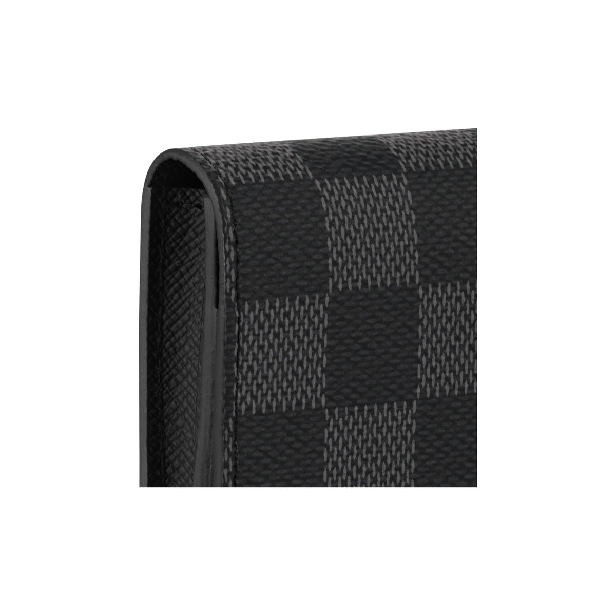 LOUIS VUITTON Zippy Checkered Graphite Canvas Zip Wallet in Gray - N00056