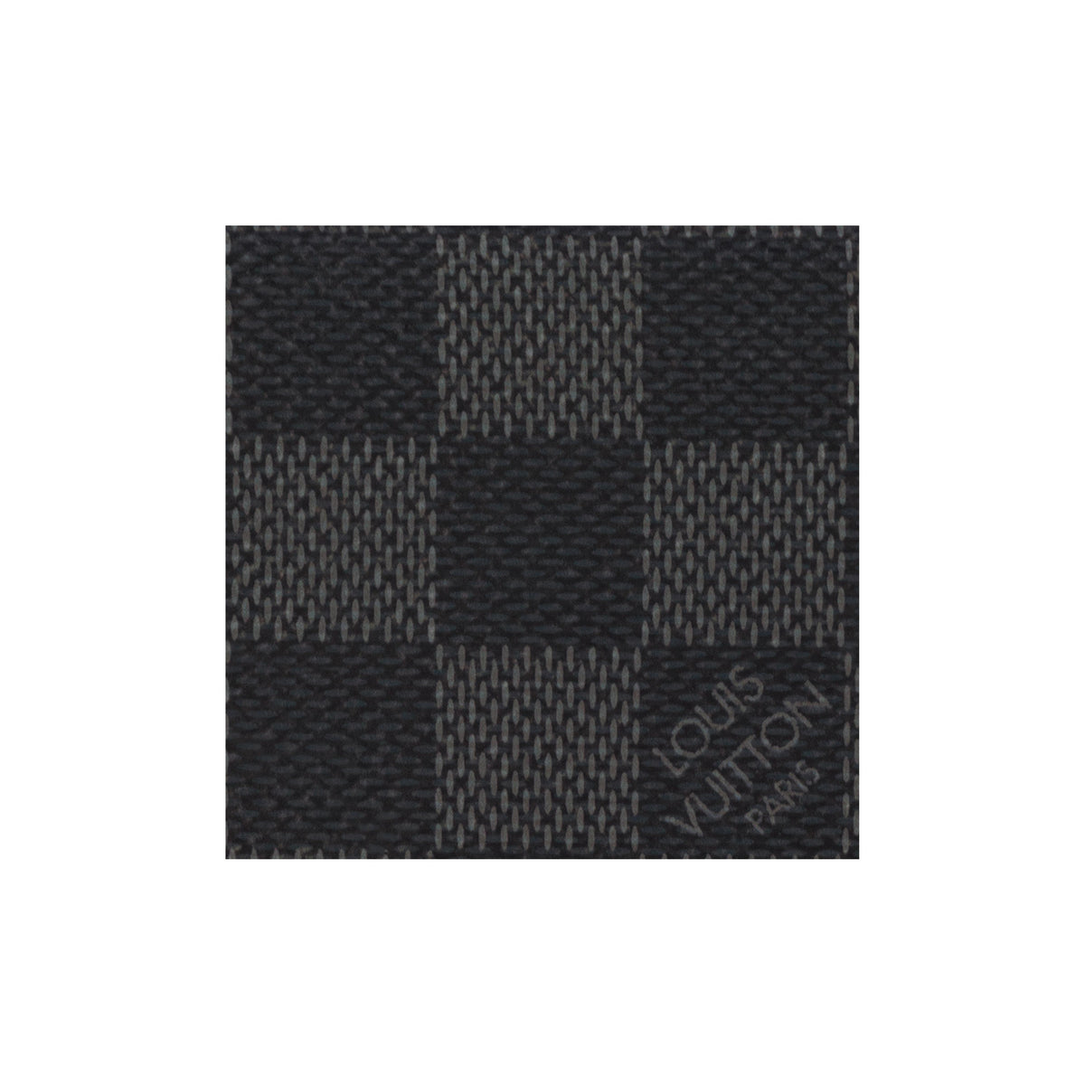 LOUIS VUITTON Checkered Coated Canvas Envelope Business Card Holder in Gray and Black - N63338