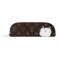 LOUIS VUITTON x Grace Coddington Charlotte Catogram Coated Canvas Travel Pouch in Brown - GI1396