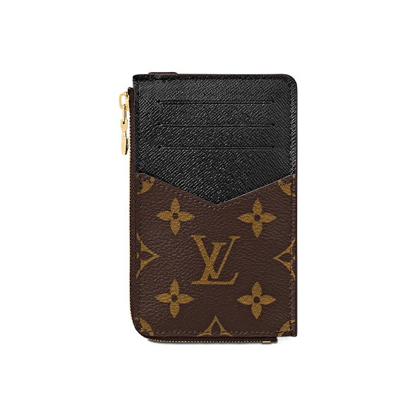 LOUIS VUITTON Recto Verso Monogram Coated Canvas Mini Coin and Card Holder in Brown - M69431