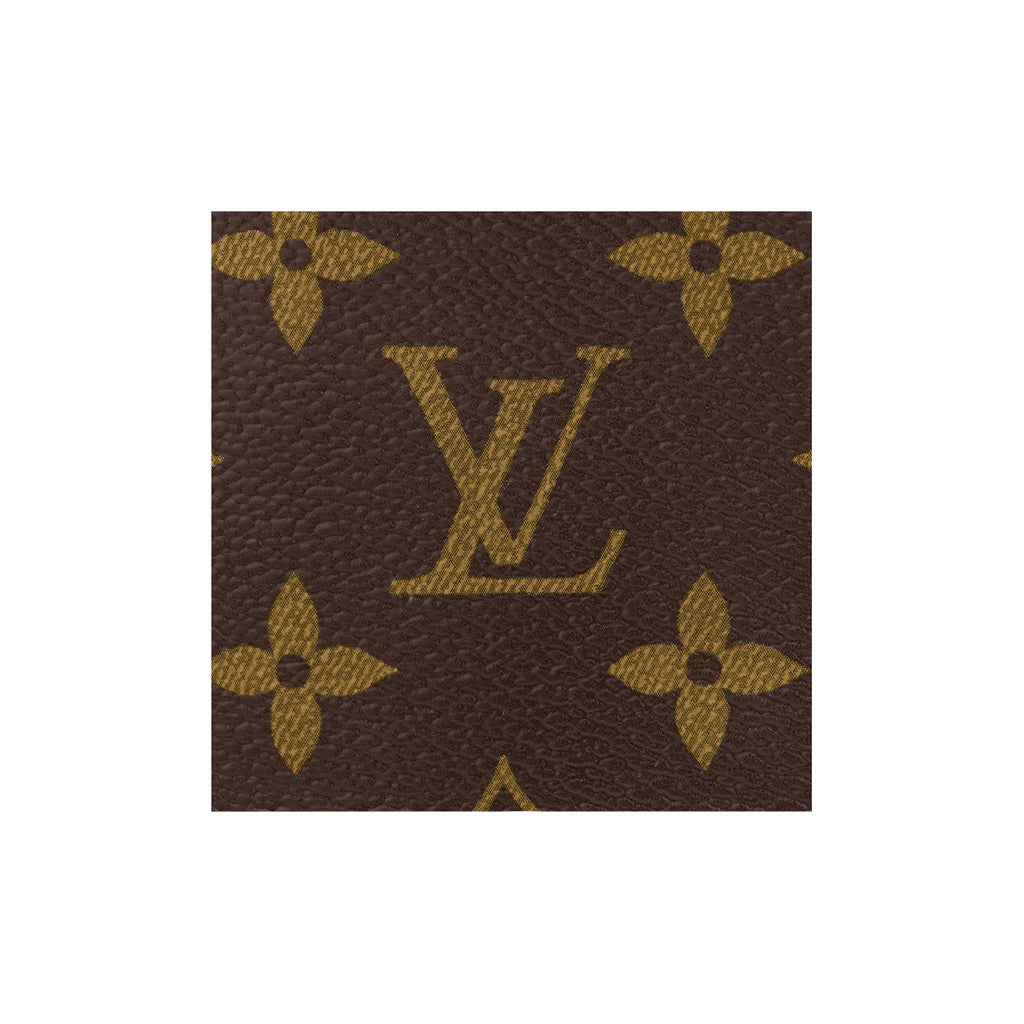 LOUIS VUITTON Romy Monogram Canvas Zip Coin and Card Holder in Brown - M81880