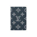 LOUIS VUITTON Pocket Organizer Letter Logo Leather Flap Wallet in Dark Blue - M83378