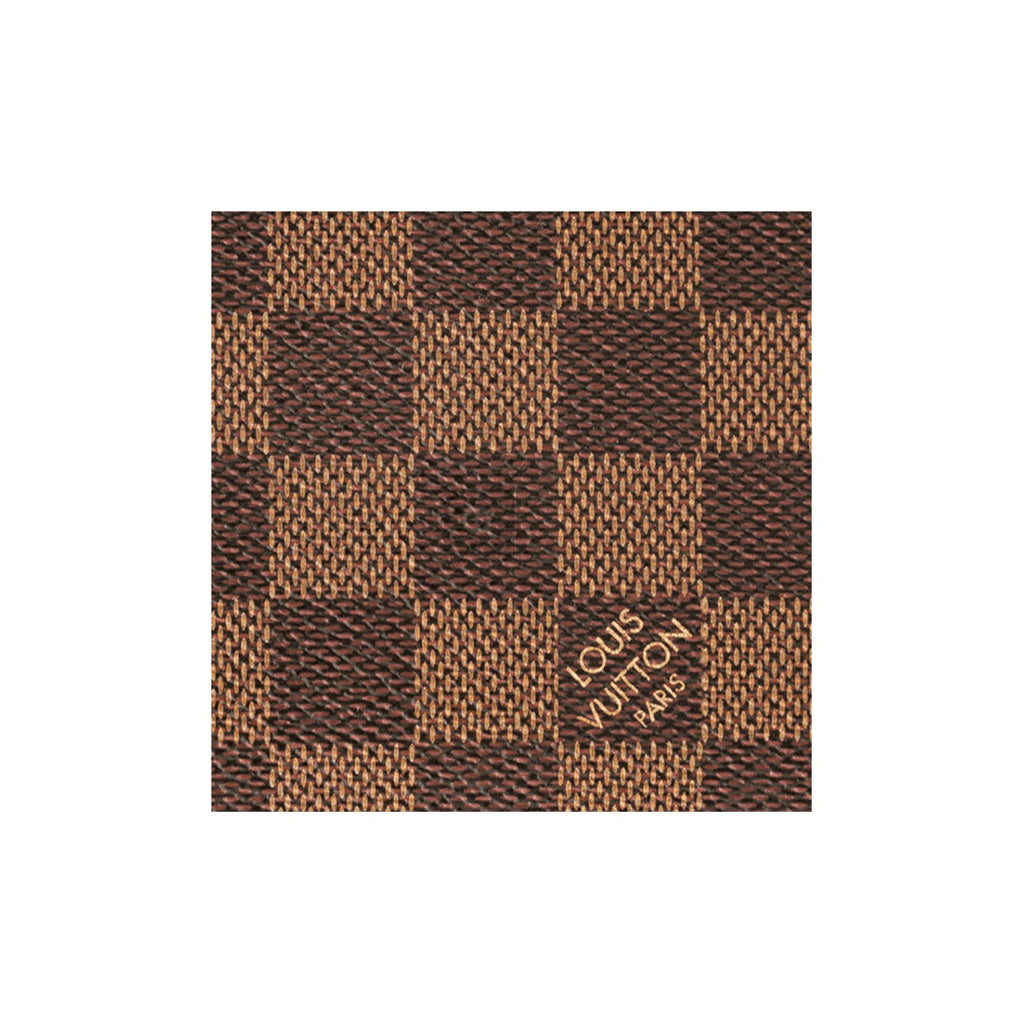 LOUIS VUITTON Zippy Checkered Canvas and Cowhide Leather Zip Wallet in Brown - N41661