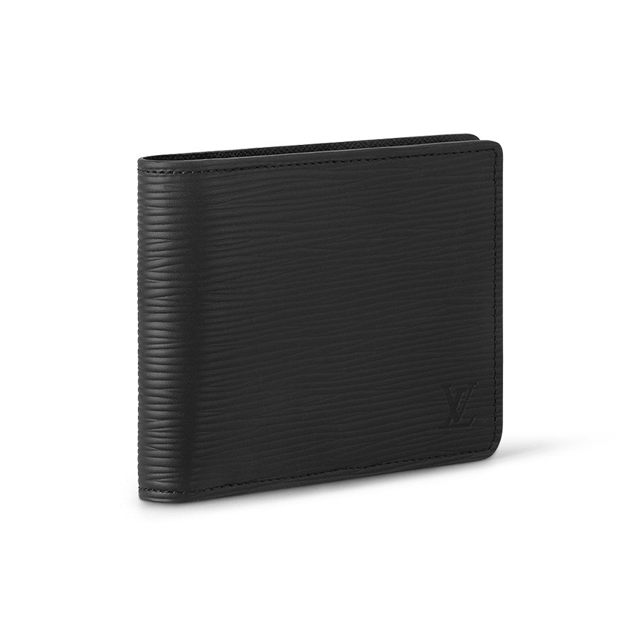 LOUIS VUITTON Multiple Epi Leather Bifold Wallet in Black - M60662