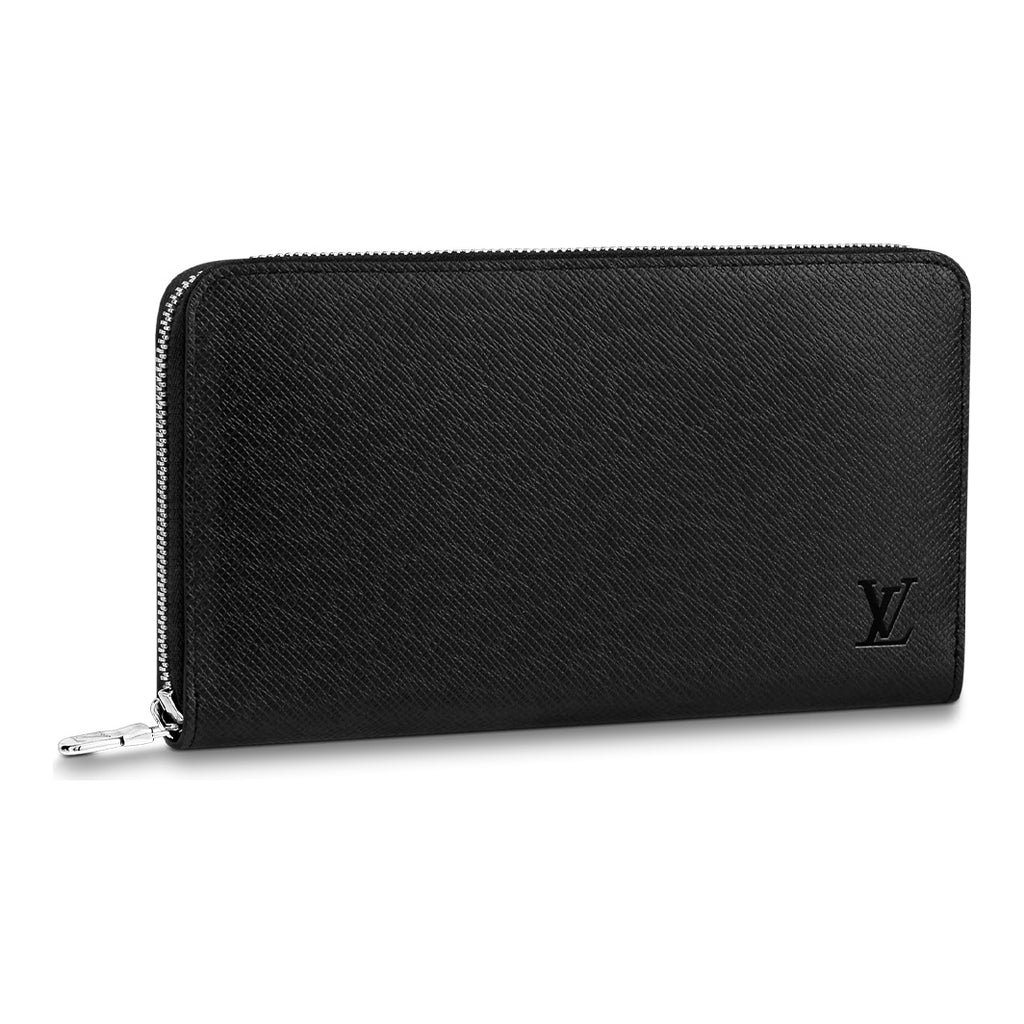 LOUIS VUITTON Zippy Leather Zip Wallet in Black - M30056