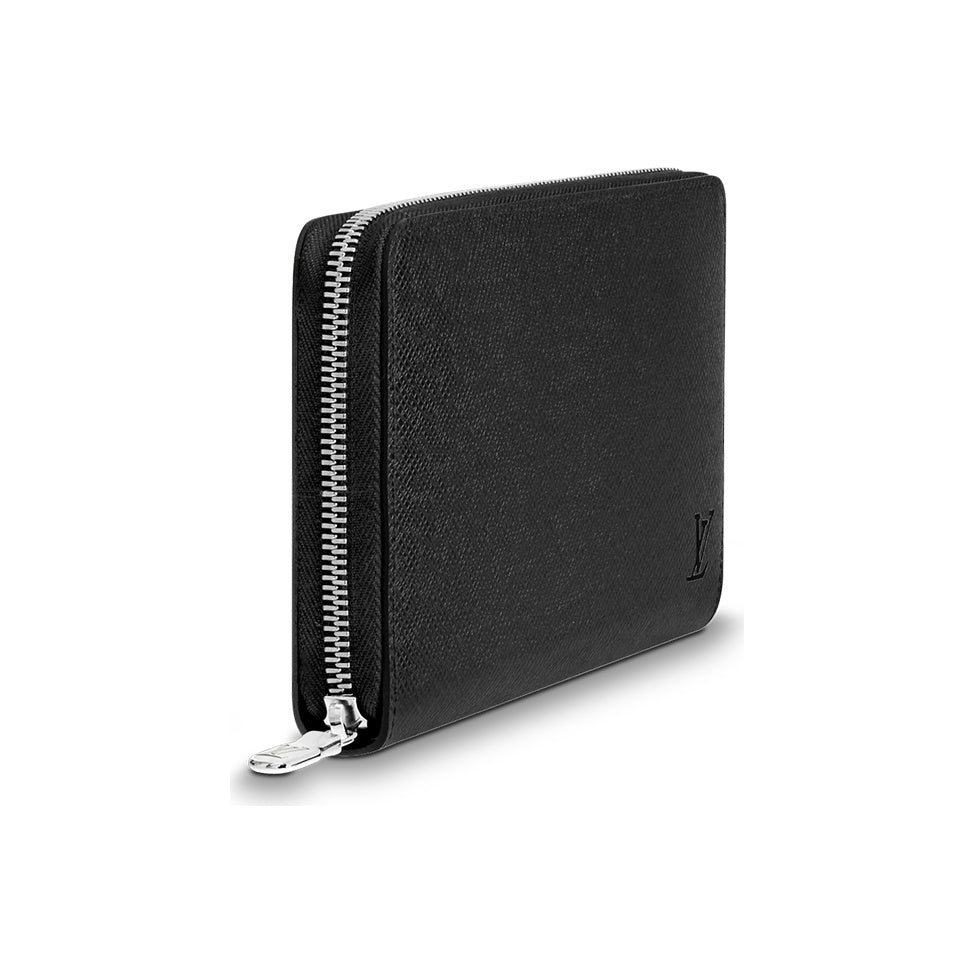 LOUIS VUITTON Zippy Leather Zip Wallet in Black - M30056