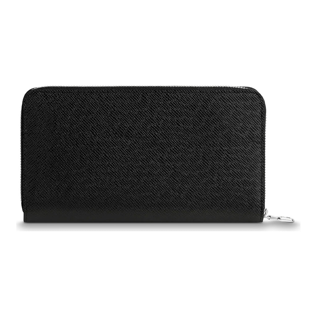 LOUIS VUITTON Zippy Leather Zip Wallet in Black - M30056