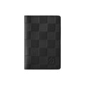 LOUIS VUITTON Infini Leather Wallet and Card Holder in Black - N63197