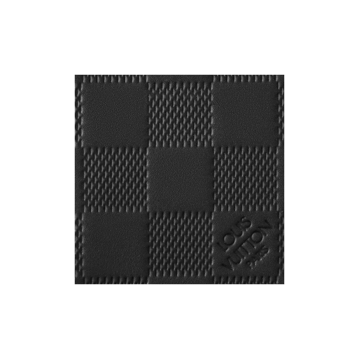 LOUIS VUITTON Infini Leather Wallet and Card Holder in Black - N63197