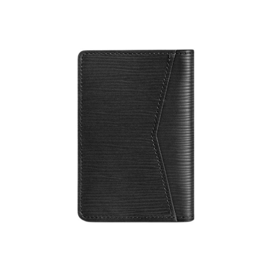 LOUIS VUITTON Epi Cowhide Leather Pocket Wallet and Card Holder in Black - M60642
