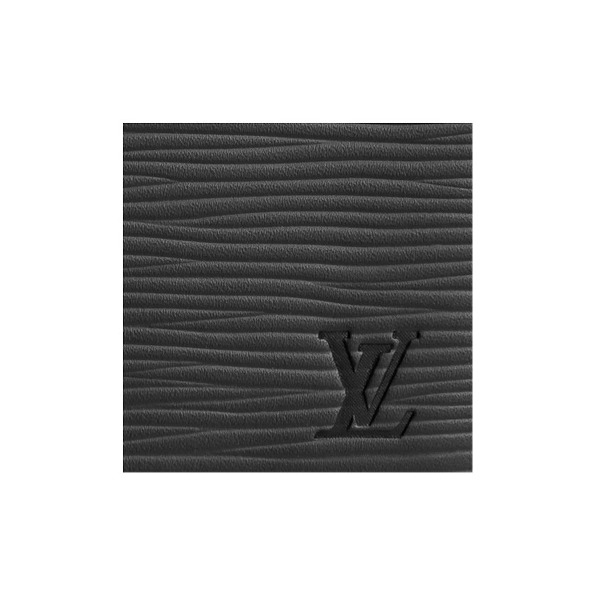 LOUIS VUITTON Epi Cowhide Leather Pocket Wallet and Card Holder in Black - M60642