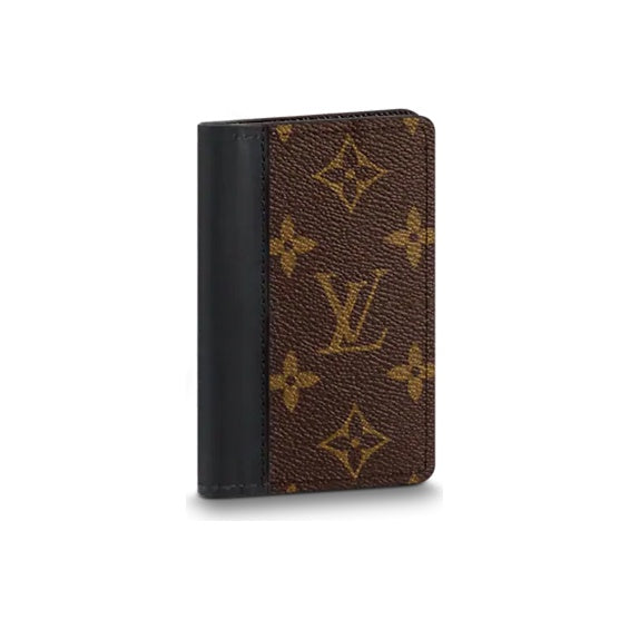 LOUIS VUITTON Monogram Patchwork Canvas Compact Wallet in Brown - M60111