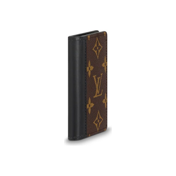 LOUIS VUITTON Monogram Patchwork Canvas Compact Wallet in Brown - M60111
