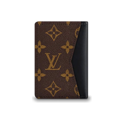 LOUIS VUITTON Monogram Patchwork Canvas Compact Wallet in Brown - M60111