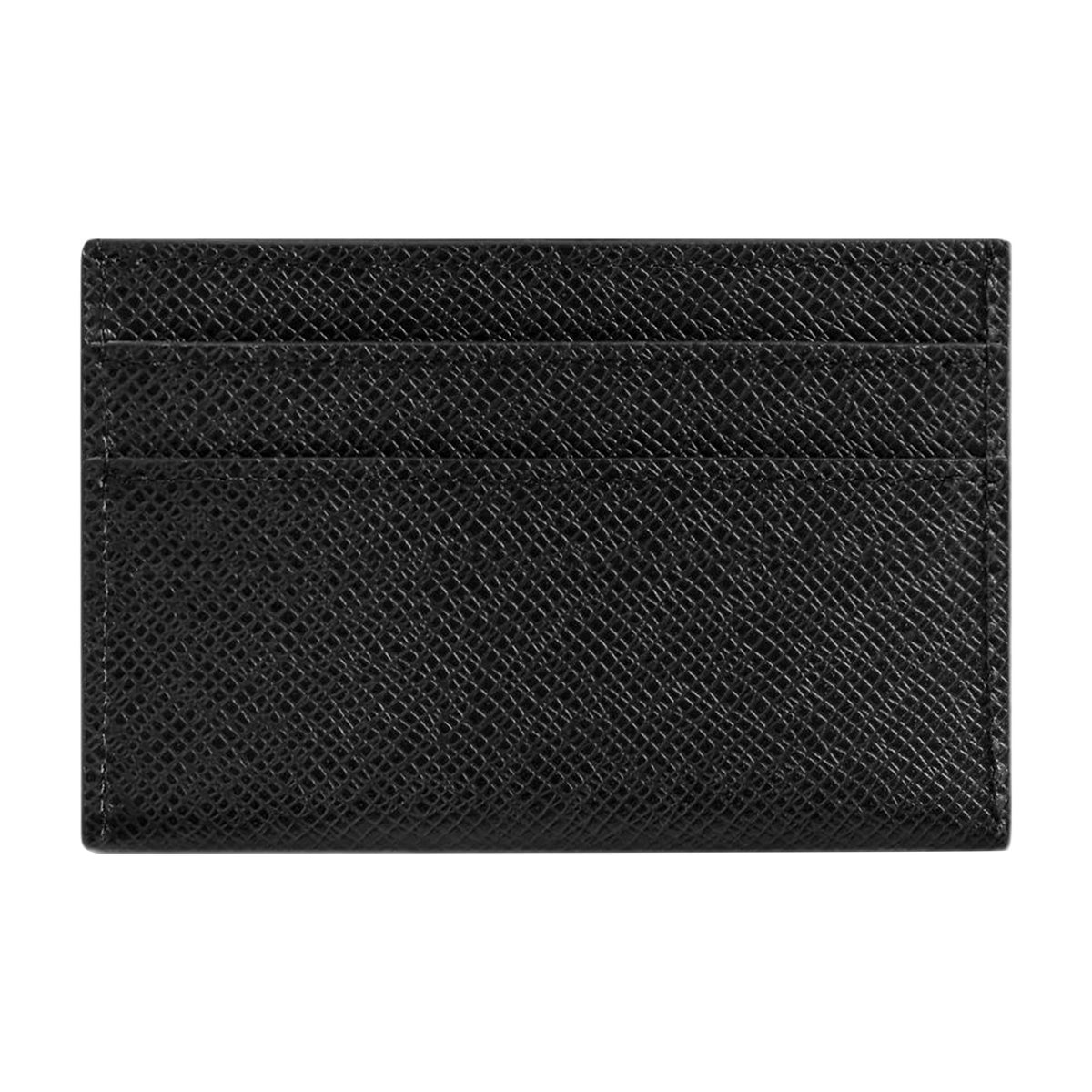 LOUIS VUITTON Taiga Leather Small Logo Card Holder in Black - M32730