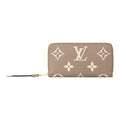 LOUIS VUITTON Zippy Monogram Empreinte Cowhide Leather Zip Wallet in Off-White - M69794