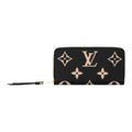 LOUIS VUITTON Zippy Monogram Empreinte Cowhide Leather Zip Wallet in Black and Beige - M80481