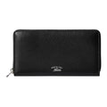 GUCCI Lira Foil Logo Grained Sheepskin Leather Wallet in Black - 867318