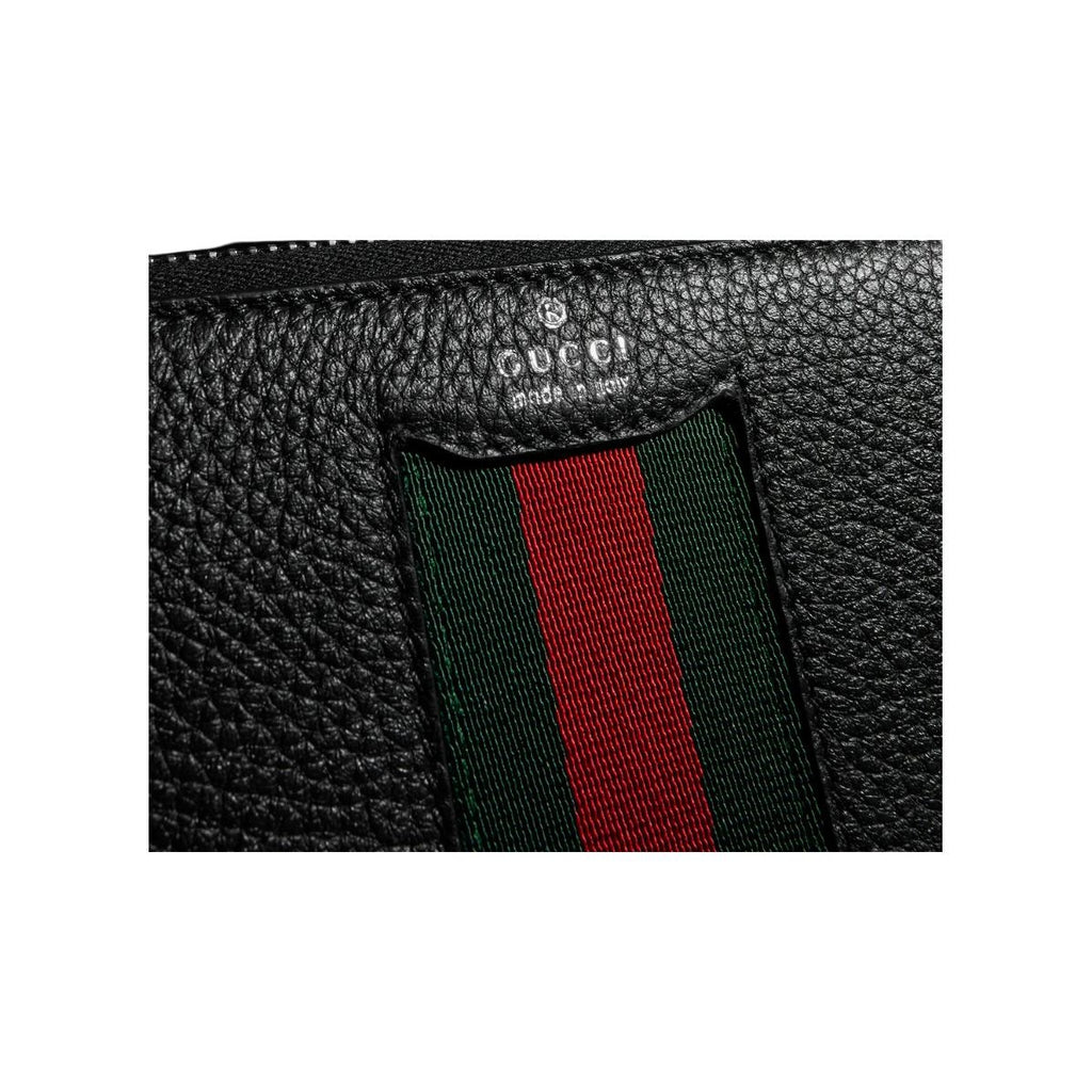 GUCCI Primavera Men's Leather Zip Wallet in Black - A00770