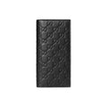 GUCCI GG Emblem Men's Embossed Smooth Leather Long Wallet in Black - 850178