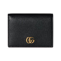 GUCCI GG Marmont Unisex Small Leather Wallet in Black and Red - 456126