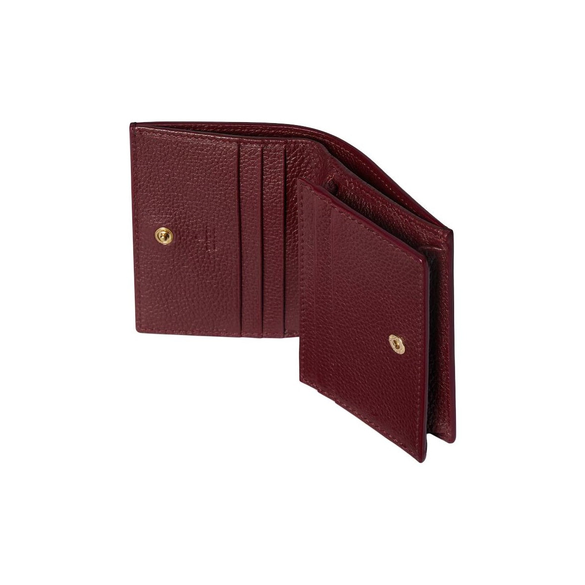 GUCCI GG Marmont Unisex Small Leather Wallet in Black and Red - 456126