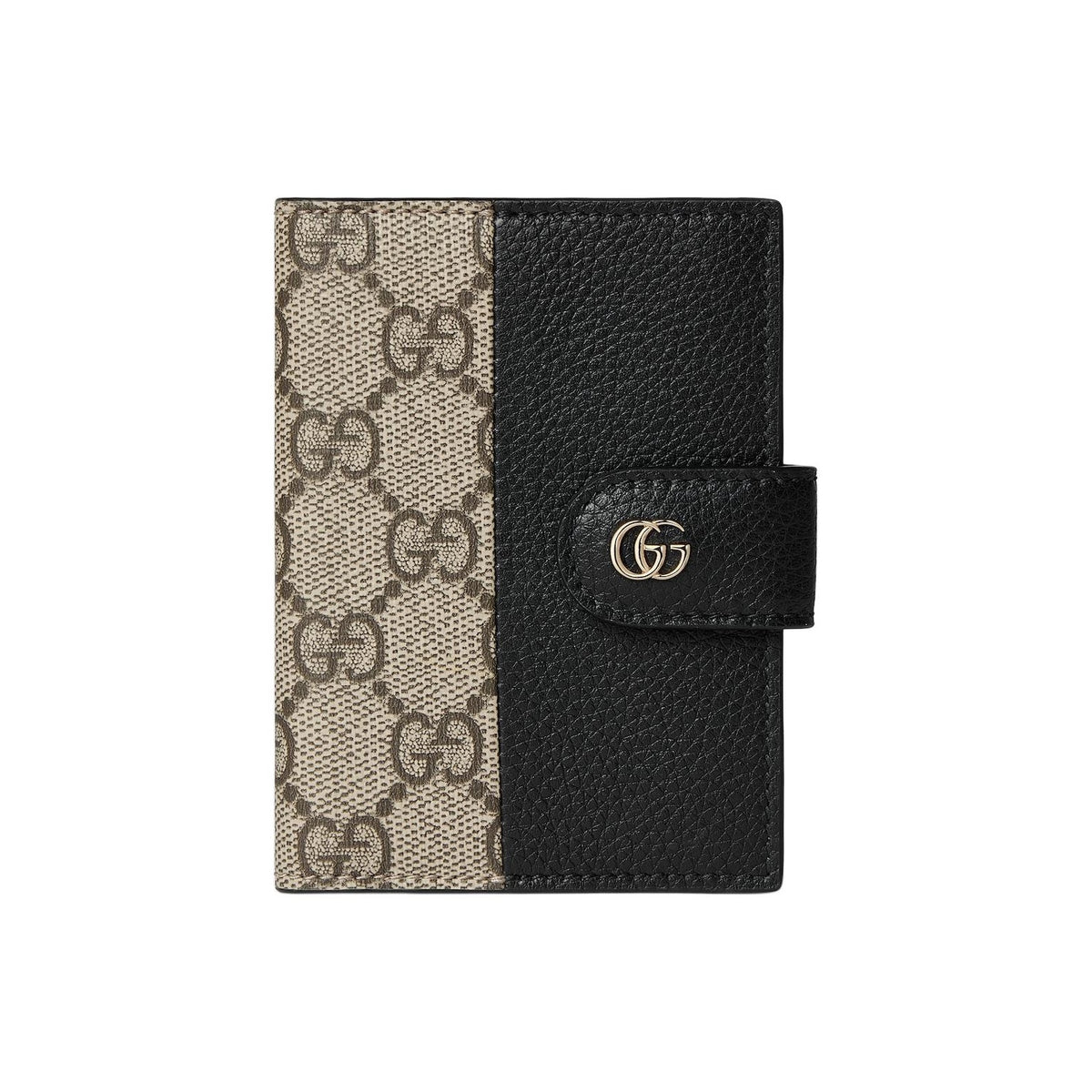 GUCCI GG Marmont Unisex Canvas and Leather Card Holder in Black - 855484