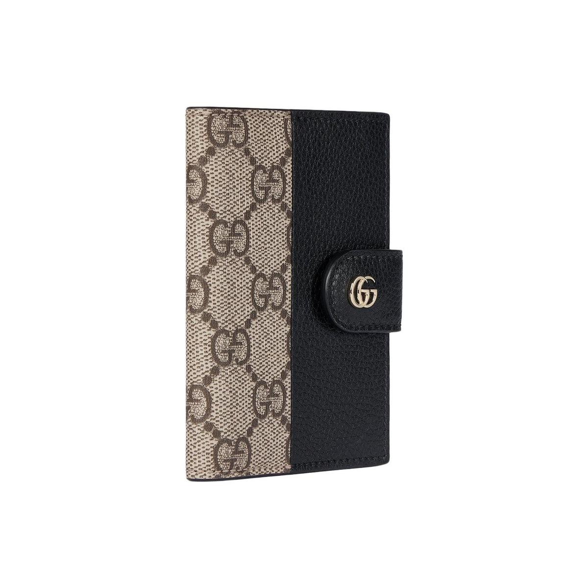GUCCI GG Marmont Unisex Canvas and Leather Card Holder in Black - 855484