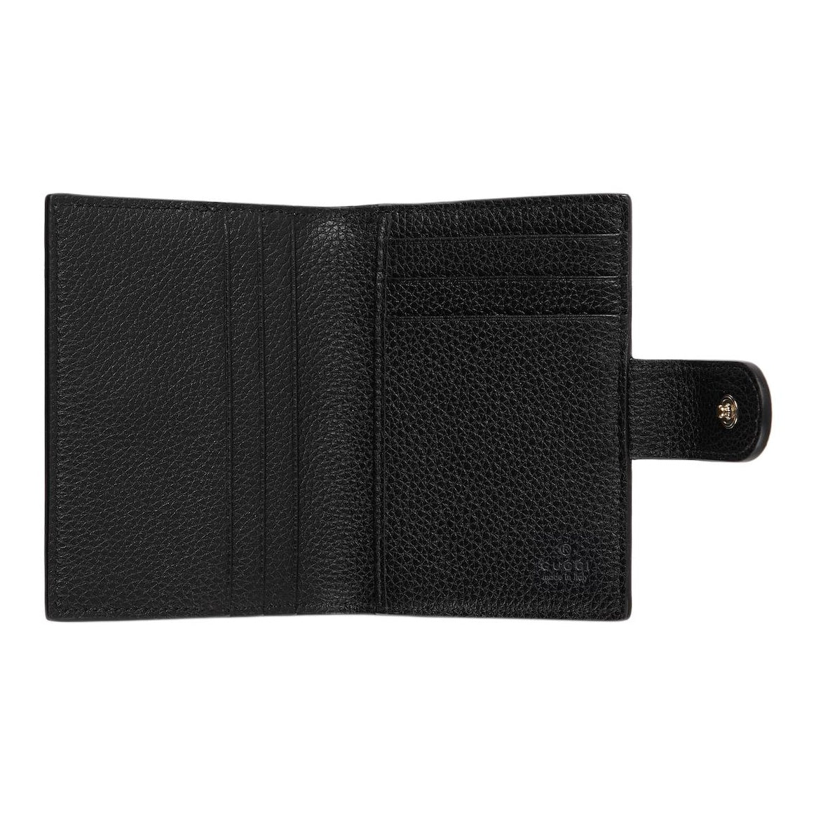 GUCCI GG Marmont Unisex Canvas and Leather Card Holder in Black - 855484