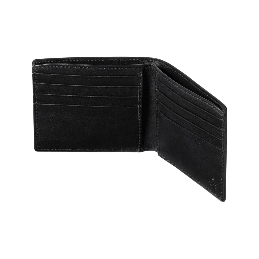 GUCCI IMPRINT Men's Logo-Embossed Leather Bifold Wallet in Black - 835001